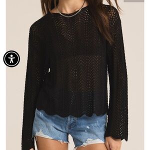 Z Supply black Donovan sweater